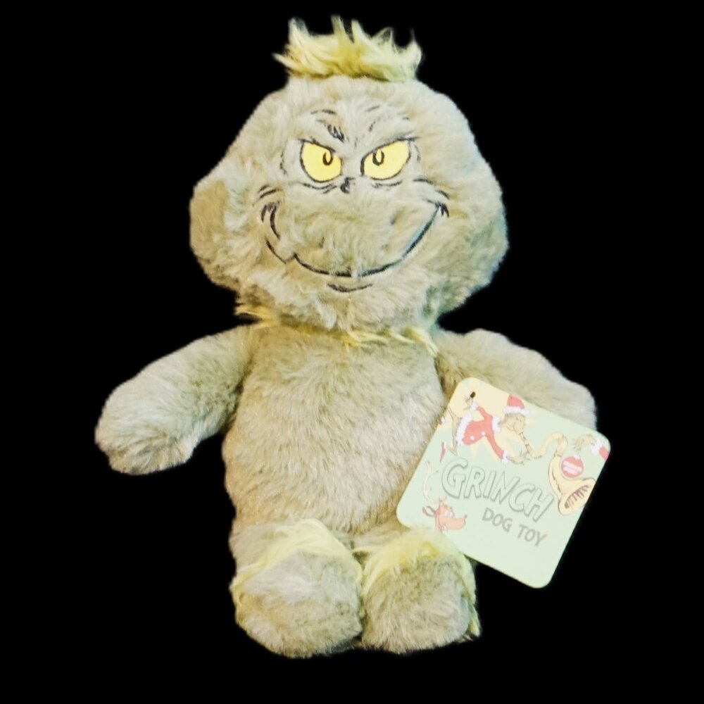 The Grinch Medium Size Plush Dog Toy Crinkle Squeaker